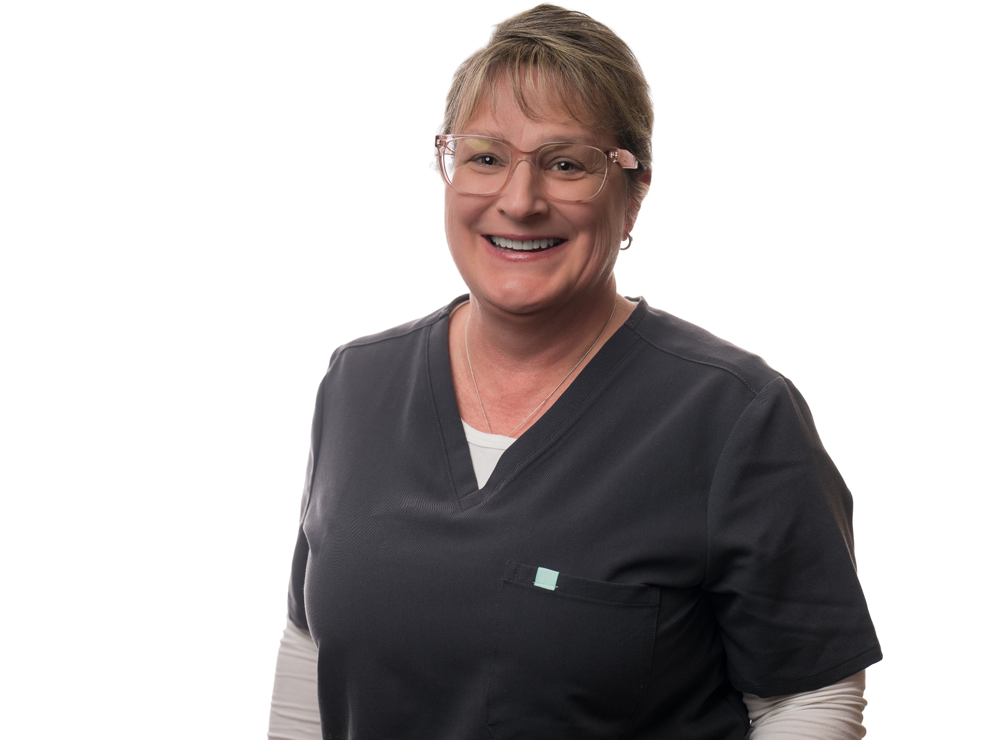 Portrait de Micheline, équipe administrative d'Ortho Laval